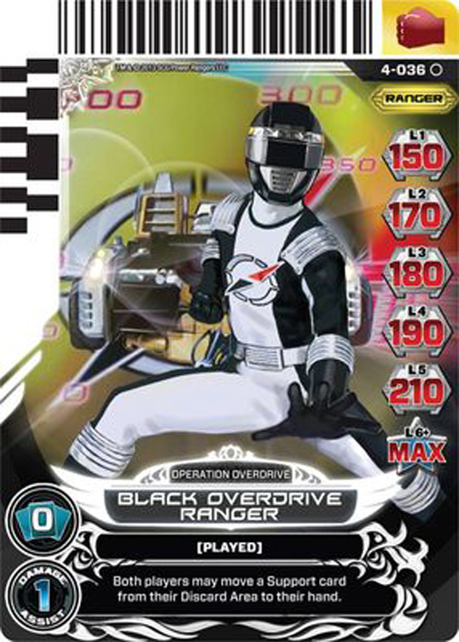 Black Overdrive Ranger 036